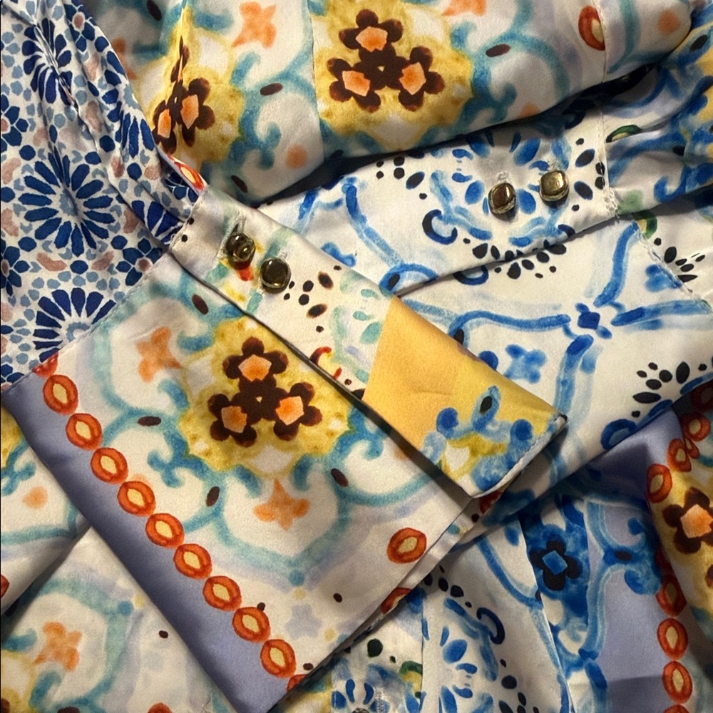 Zara Multicolor Patterned Blouse - image 4